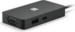Hub udhëtimi USB-C Microsoft Surface, multiport, i zi