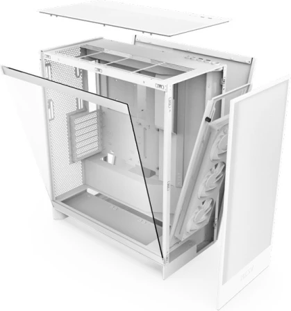 Kasë kompjuteri NZXT H7 Flow RGB (CM-H72FW-R1), e bardhë