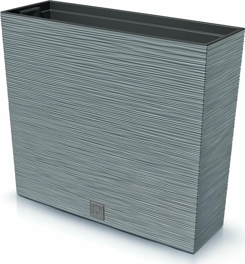 Kuti saksie për lule Prosperplast Furu Case T DFC600T-422U 58x18x49.8cm 44L me insert 12L, gri beton
