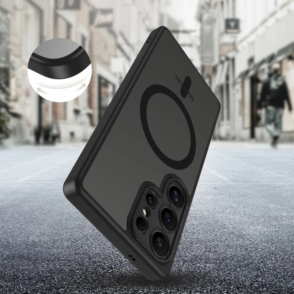 Mbështjellës Tech-Protect MagCam MagSafe për Samsung Galaxy S25 Ultra, i zi