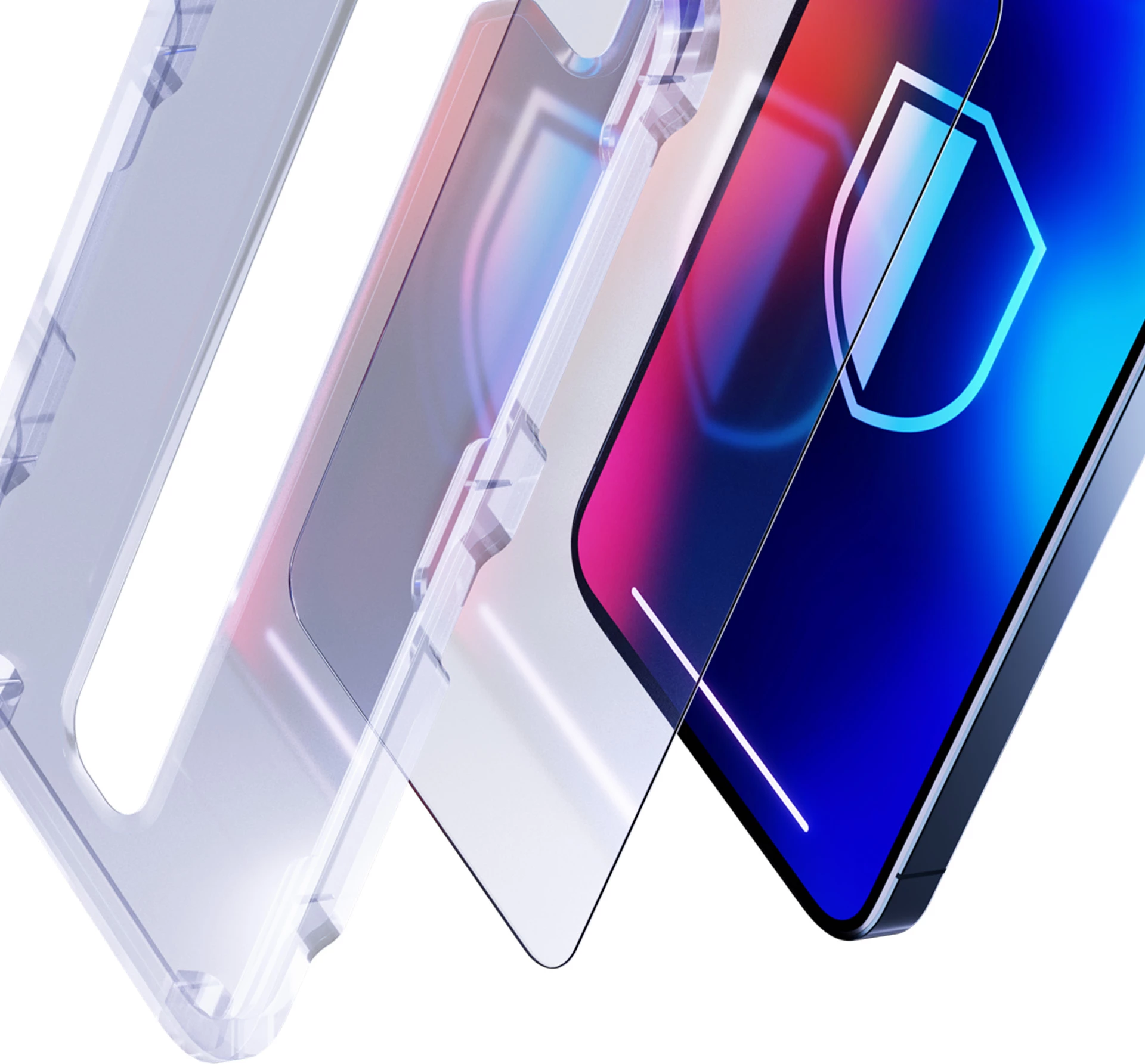 Mbështjellës 3mk Protection Comfort Set 4in1 për iPhone 15 Pro Max, Set me xham mbrojtës dhe mbrojtje lente