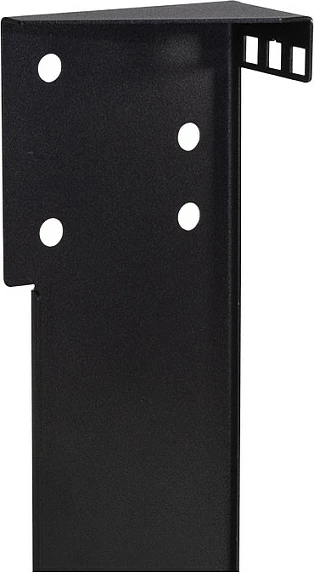 Rack 19" LogiLink, 1U, montim nën tavolinë/mur, i zi