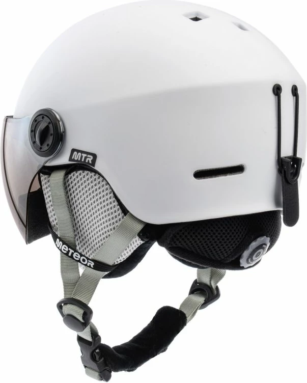 Helmetë skijimi Meteor për të gjithë, e bardhë [Madhësia: Standarde]