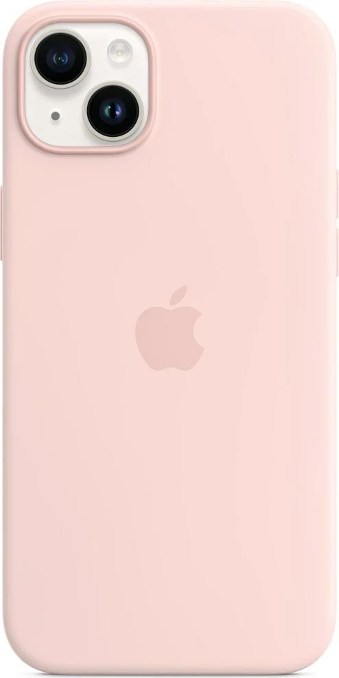 Mbështjellës Apple Silicone me MagSafe për iPhone 14 Plus, Rozë e lehtë