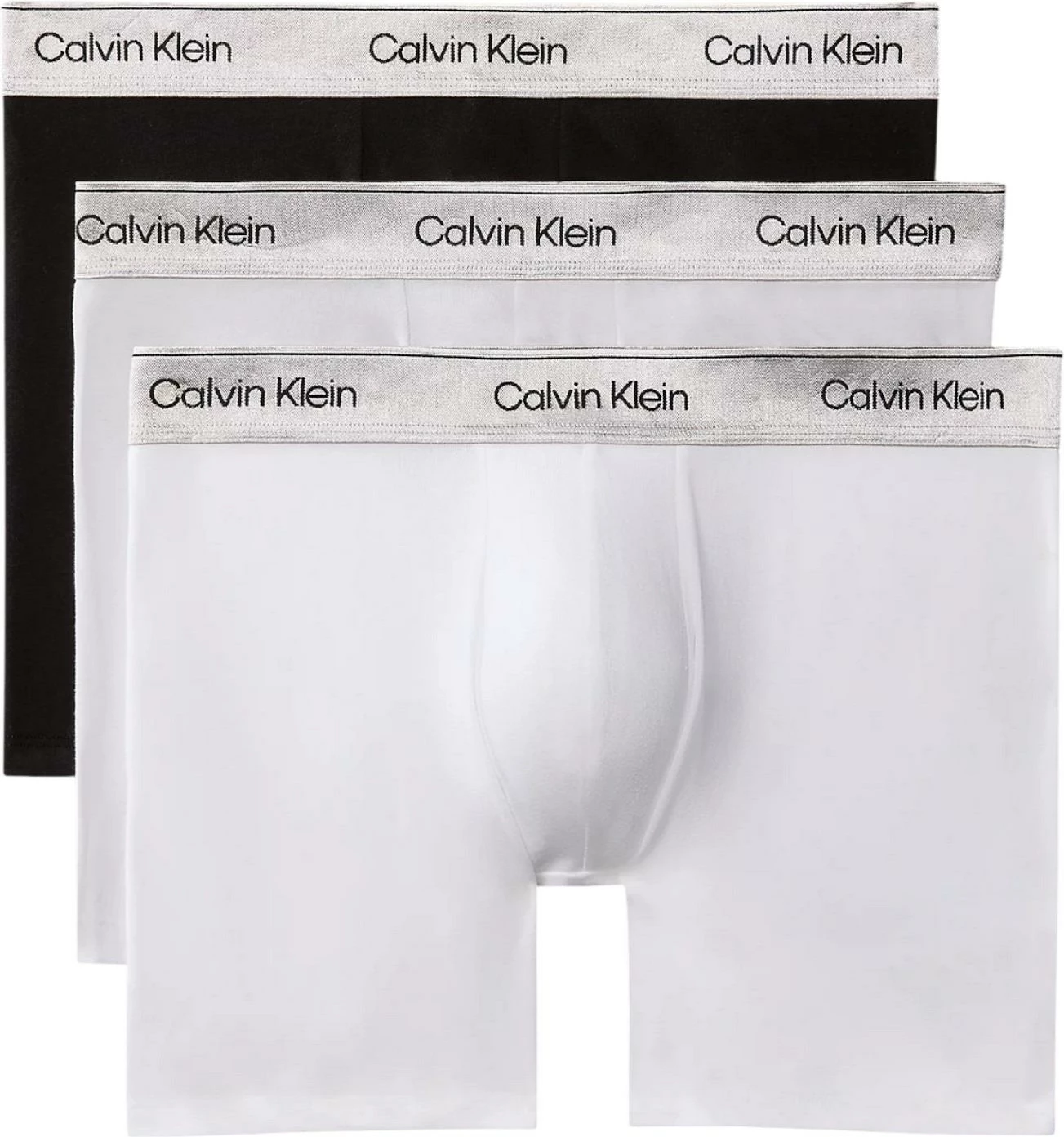 Të brendshme për meshkuj Calvin Klein Underwear LV00NB4576, të zeza - argjendta