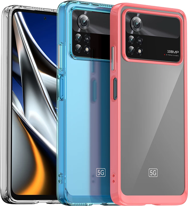 Mbështjellës Hurtel Outer Space Case për Xiaomi Poco X4 Pro 5G, Blu