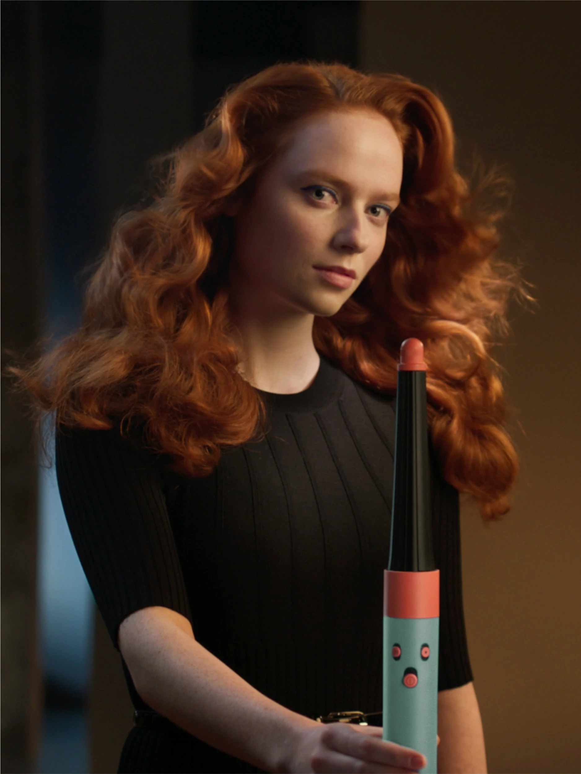 Stajler multifunksional Dyson Airwrap i.d. Curly+Coily 533736-01, 1300W, Bluetooth/MyDyson, set me aksesorë, Patina/Topaz