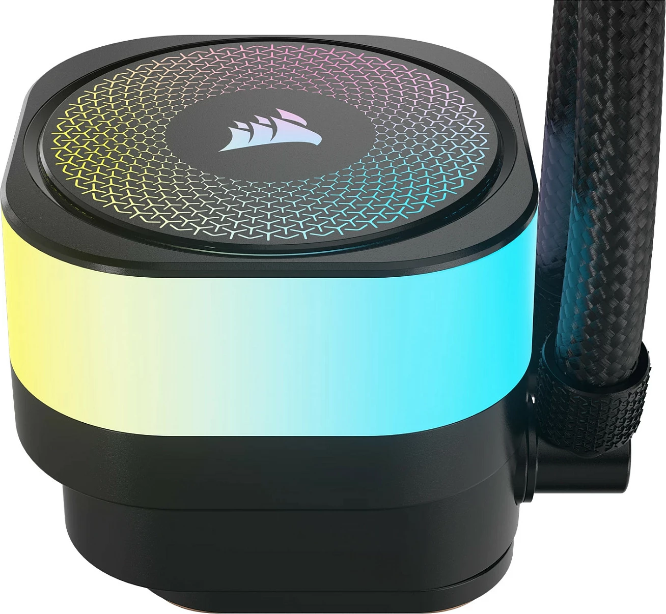 Ftohës uji AIO Corsair iCUE Link TITAN 360 RX RGB, 360mm, 3x120mm, i zi