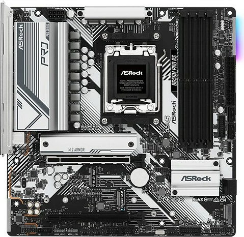 Pllakë amë ASRock B650M PRO RS, Socket AM5, DDR5, mATX
