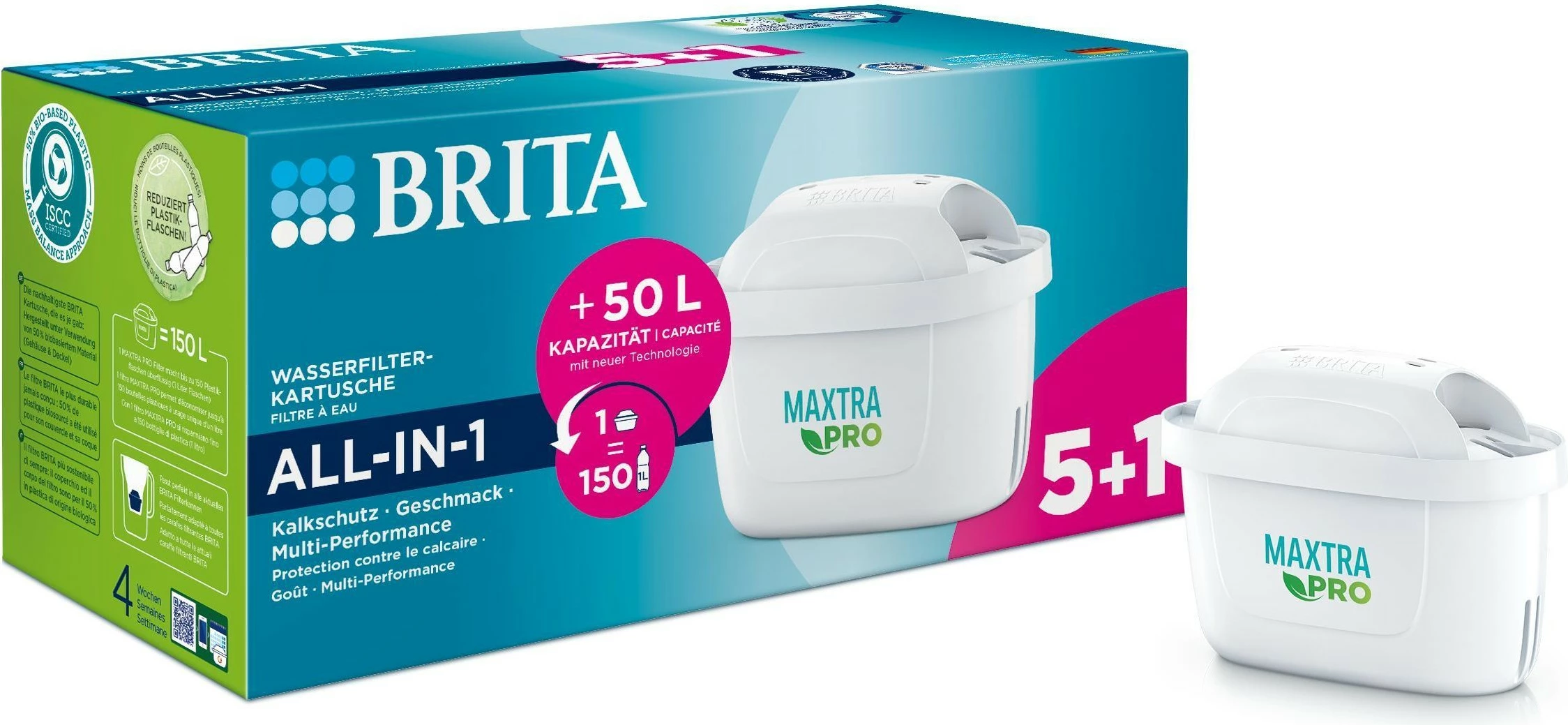 Filtru i ujit Brita MAXTRA PRO, i bardhë