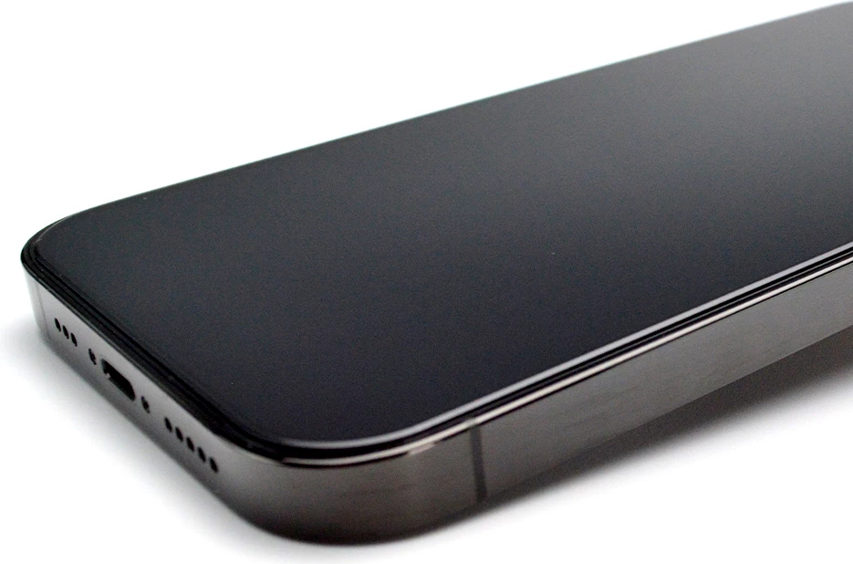 Xham i temperuar Wozinsky Premium Glass me kornizë montimi për iPhone 14 Pro Max, i zi