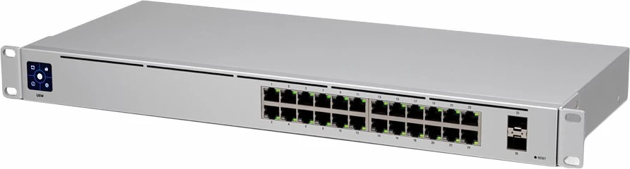 Switch UBIQUITI UniFi Standard 24, 24x Gigabit RJ-45 + 2x SFP (1Gbps), rackmount, Argjend