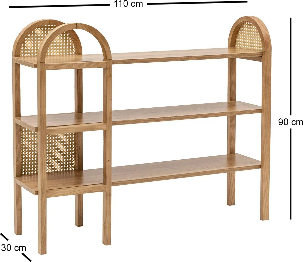 Komodë Hanah Home, Nala 90, ngjyrë natyrale