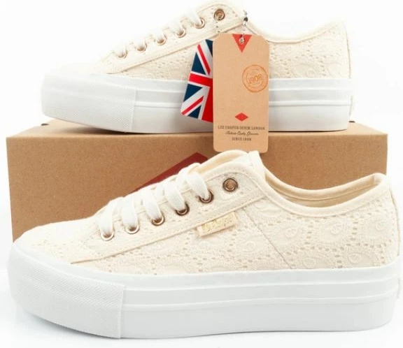 Atlete platforme për femra Lee Cooper, bezhë