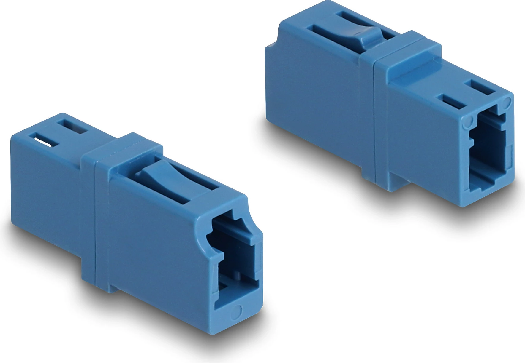Adapter fibër optike DeLOCK LC/UPC Simplex female-female, single-mode, blu