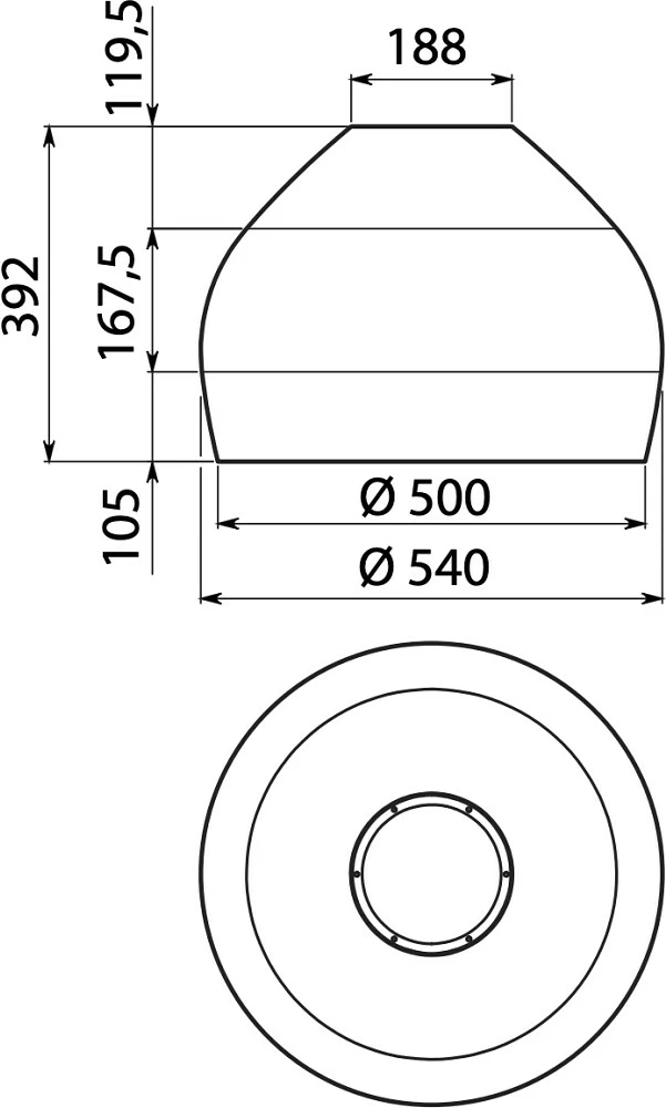 Aspirator FALMEC Sophie, 54 cm, hiri