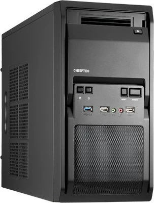 Kasë Chieftec LT-01B-OP, Mini Tower, micro ATX, e zezë