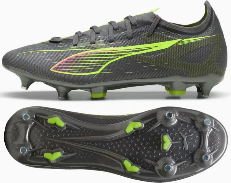 Atlete futbolli Puma për meshkuj, të hirtë