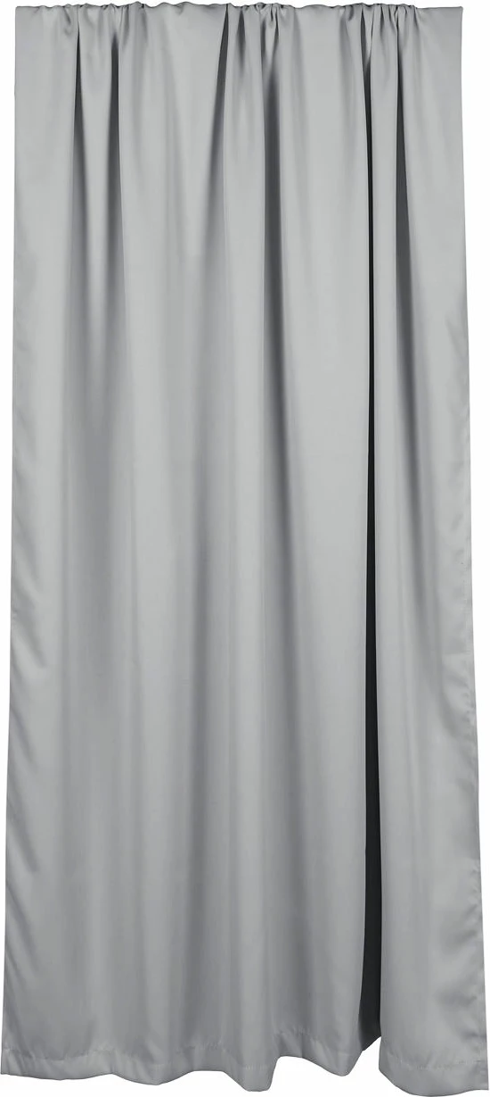 Perde ngjyrë gri e çelët, Aberto Design, 140x250cm