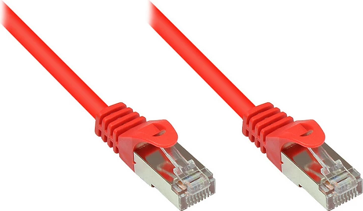 Kabllo rrjeti Good Connections RNS Cat5e SF/UTP, 1.5 m, RJ45, 1 Gbps, e kuqe