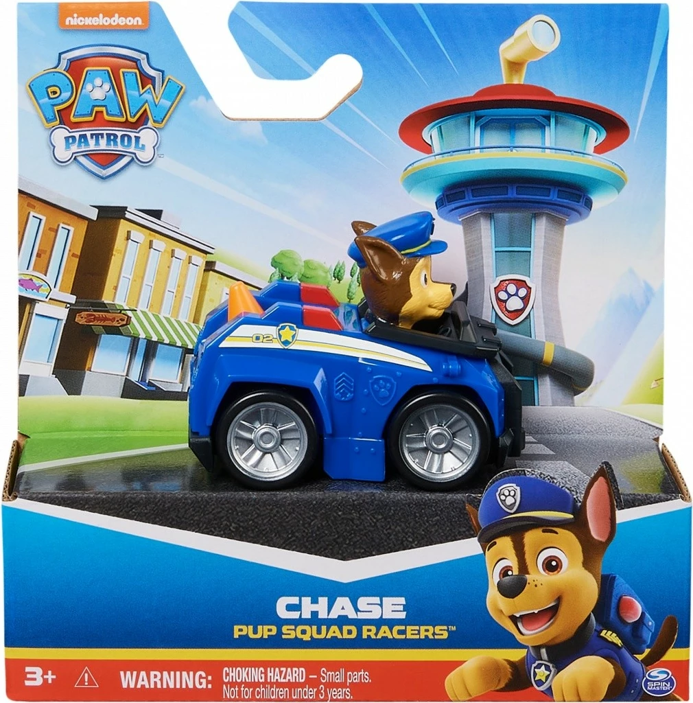 Lodër veturë Paw Patrol Spin Master Pup Squad Racers, shumëngjyrëshe