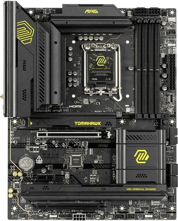 Pllakë amë MSI MAG B860 TOMAHAWK WIFI, ATX, LGA1851, DDR5, Wi-Fi 7, E zezë