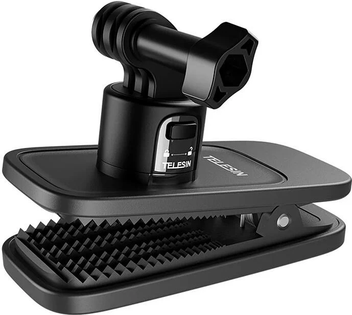 Mbajtës shpine për kamera sportive Telesin S2-JFM-01, magnetik, i zi