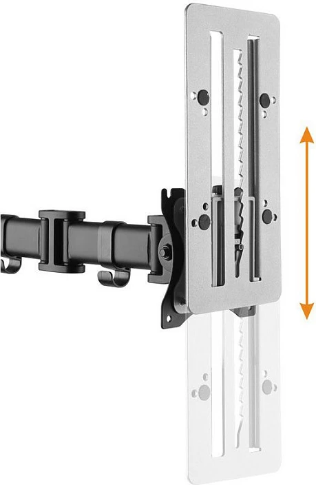 Mbajtëse muri për monitor ROLINE 17031101, VESA 75 x 75 / 100 x 100, deri 8 kg, argjendtë