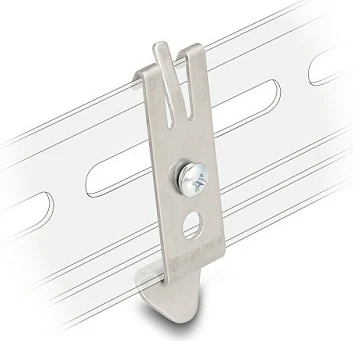 Mbajtëse montimi DeLOCK për shinë DIN 35 mm, inox