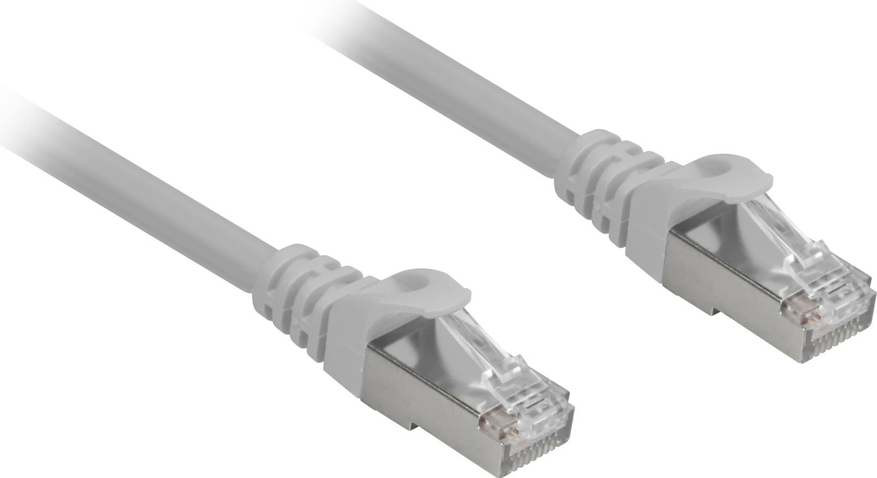 Kabllo rrjeti Sharkoon RJ45 Cat.6a S/FTP, 2 m, LSOH, gri
