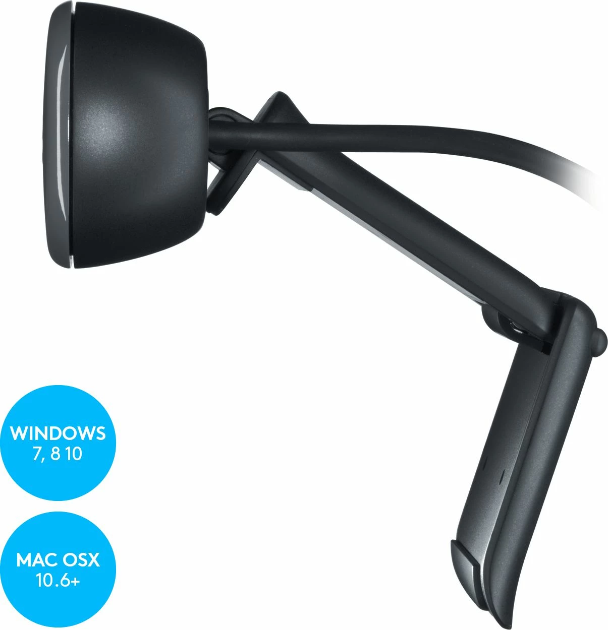 Webkamerë Logitech C270 (960-001063) 720p HD, USB, mikrofon mono, e zezë