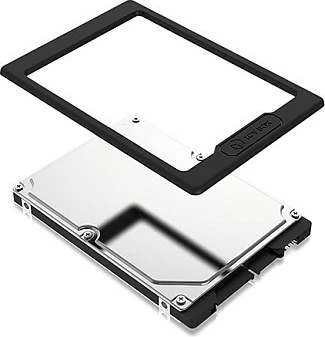 Adapter për HDD/SSD IC Intracom ICY BOX 2.5 inç, nga 7mm në 9.5mm, e zezë