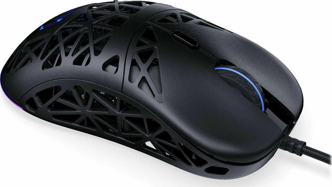Maus Endorfy LIV EY6A020 12000 DPI USB me kabllo RGB 6 butona, e zezë