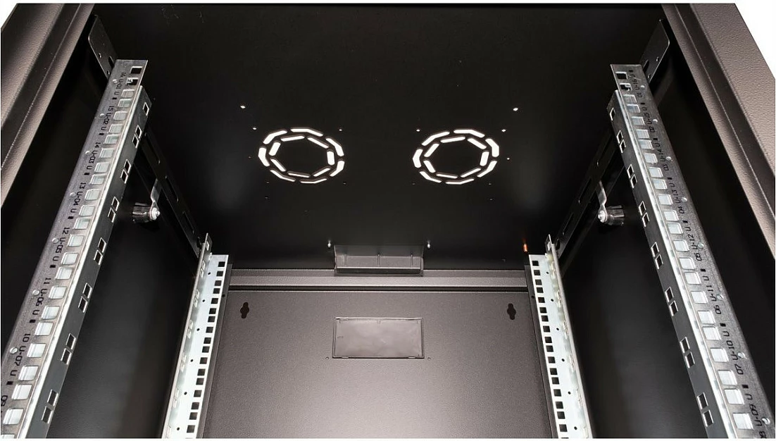 Kabinet rrjeti ROLINE Pro 19" 16U, 600x600mm, derë xhami, muror, i zi