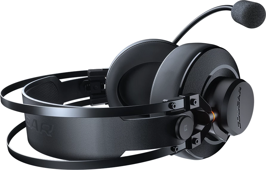 Kufje gaming COUGAR VM410, 3.5mm wired, over-ear, driver 53mm, zi