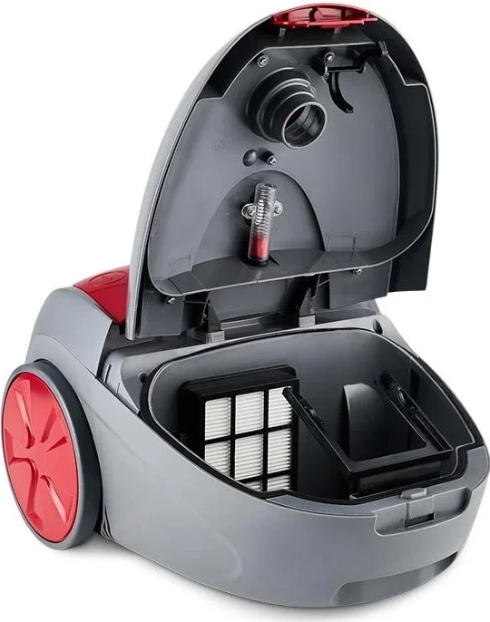 Fshesë me korrent Zelmer ZZVC261 Tadek, 2.5L, 800W, e kuqe-gri
