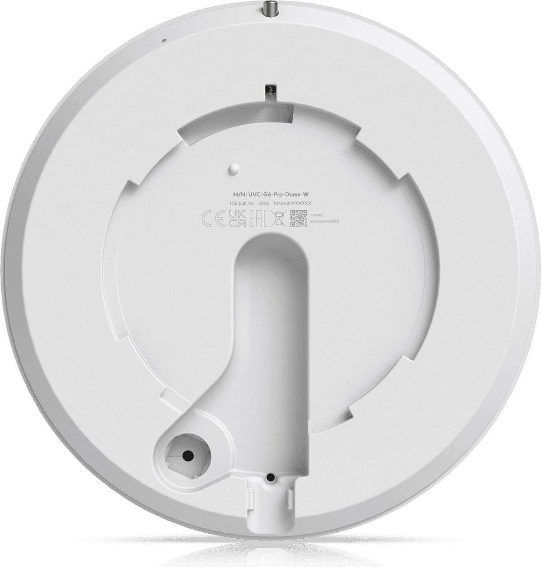 Kamerë sigurie dome Ubiquiti UVC-G6-PRO-DOME-W, Ethernet/PoE, MicroSD, Night Vision, e bardhë