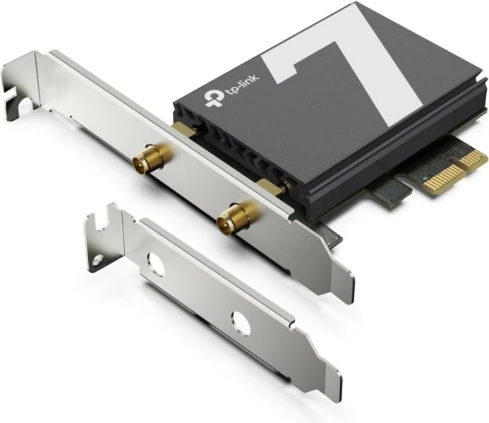 Kartë rrjeti Wi‑Fi TP-Link Archer TBE550E PCI-Express, e zezë