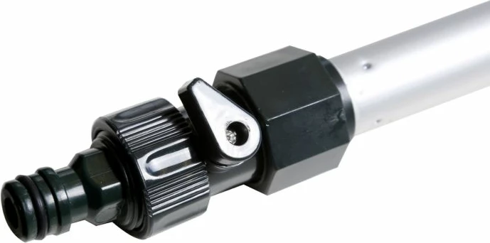 Furçë larëse teleskopike BRUNNER 7203153N, 105-175 cm, 25 cm, kokë e zëvendësueshme, e gjelbër/argjendtë, me fije të verdha