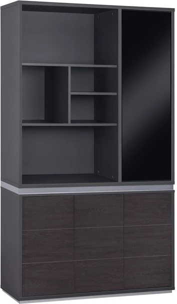 Bibliotekë profesionale për zyre, ngjyrë trëndafili, FH2091R, 120x40x200 cm