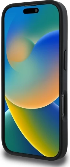 Mbështjellës DKNY Texture Pattern Tonal Stripe për iPhone 16 Pro Max, i zi