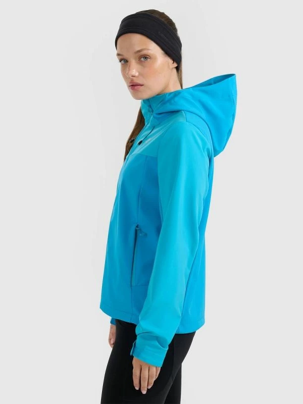Jakne softshell për femra 4F, kaltër [Madhësia: XS]
