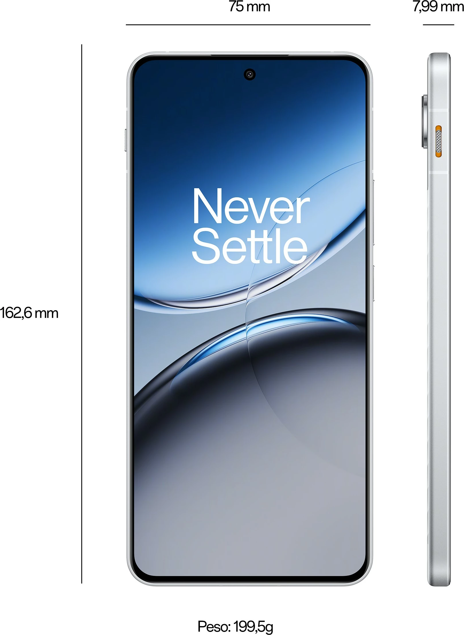 Celular OnePlus Nord 4 5G, 16GB RAM, 512GB, Mercurial Silver