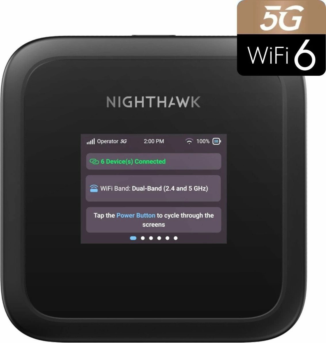 Ruter portativ NETGEAR Nighthawk M3, Wi-Fi 6, 5G, 5185mAh, i zi