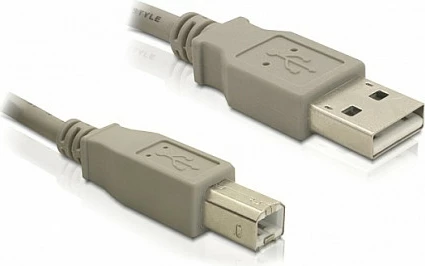 Kabllo USB DeLOCK 82216, USB-A në USB-B, 3 m, USB 2.0, Gri