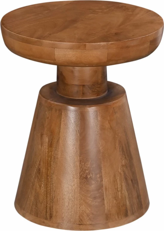 Tavolinë anësore Rook, dru mango natyral, 38x38x46 cm