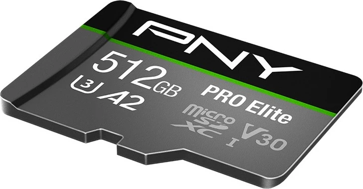 MicroSDXC PNY PRO Elite 512GB, Class 10, U3, V30