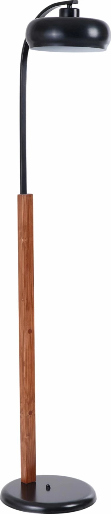 Llambë dyshemeje Opviq, ngjyrë e zezë dhe arre, 8954-3