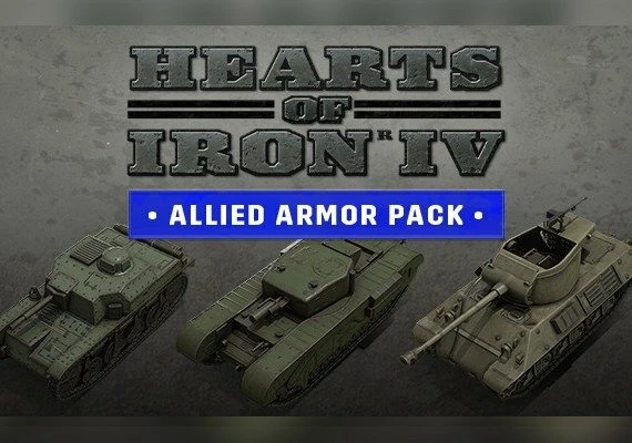 Hearts of Iron IV - Allied Armor Pack DLC EN/DE/FR/PL/PT/RU/ES Global