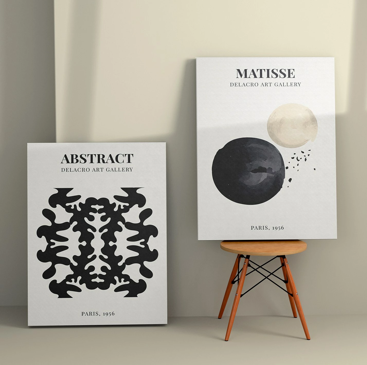 Pikturë dekorative në kanavacë (2 copë), Wallity, 2KNV4277, 50x70cm